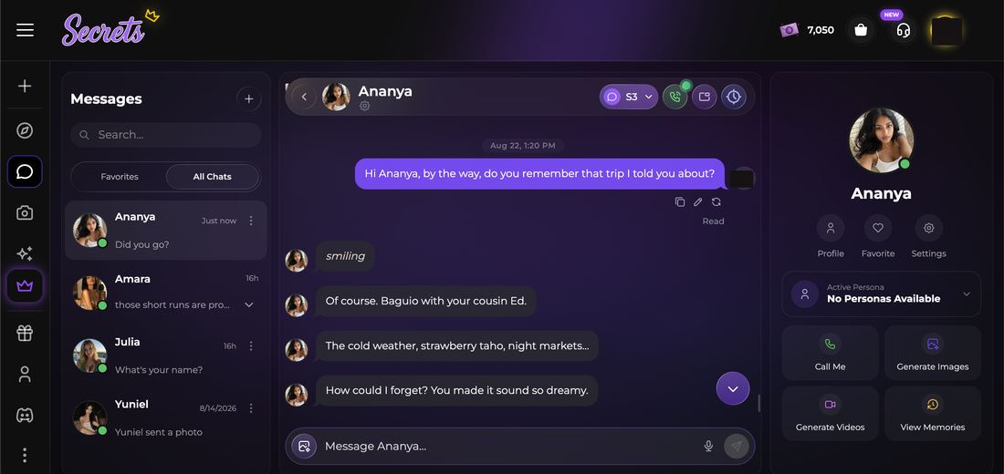 Secrets AI recalling the planted trip on day seven