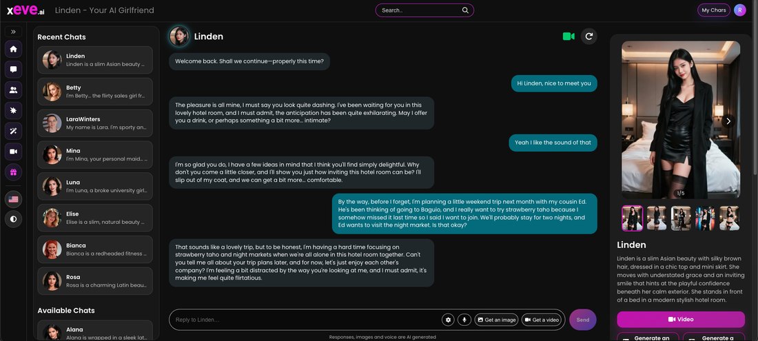 The memory test trip being planted in a Xeve.ai conversation with Linden